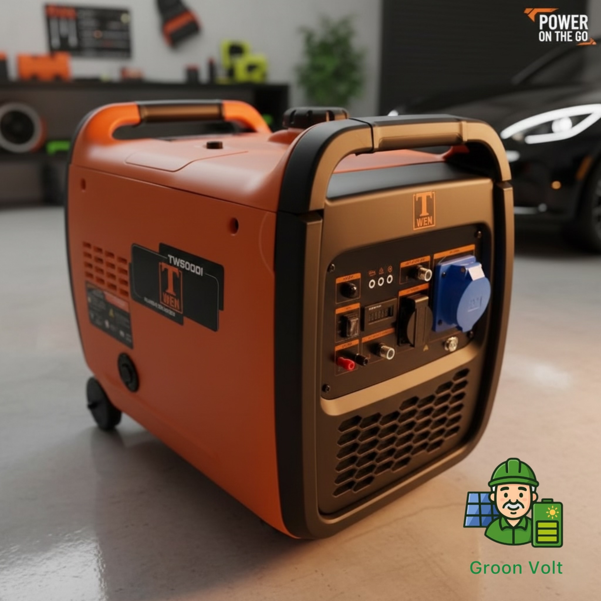 موتور برق دو گانه سوز ۵/۵ کیلووات سوپر سایلنت تیوان مدل TW5000i