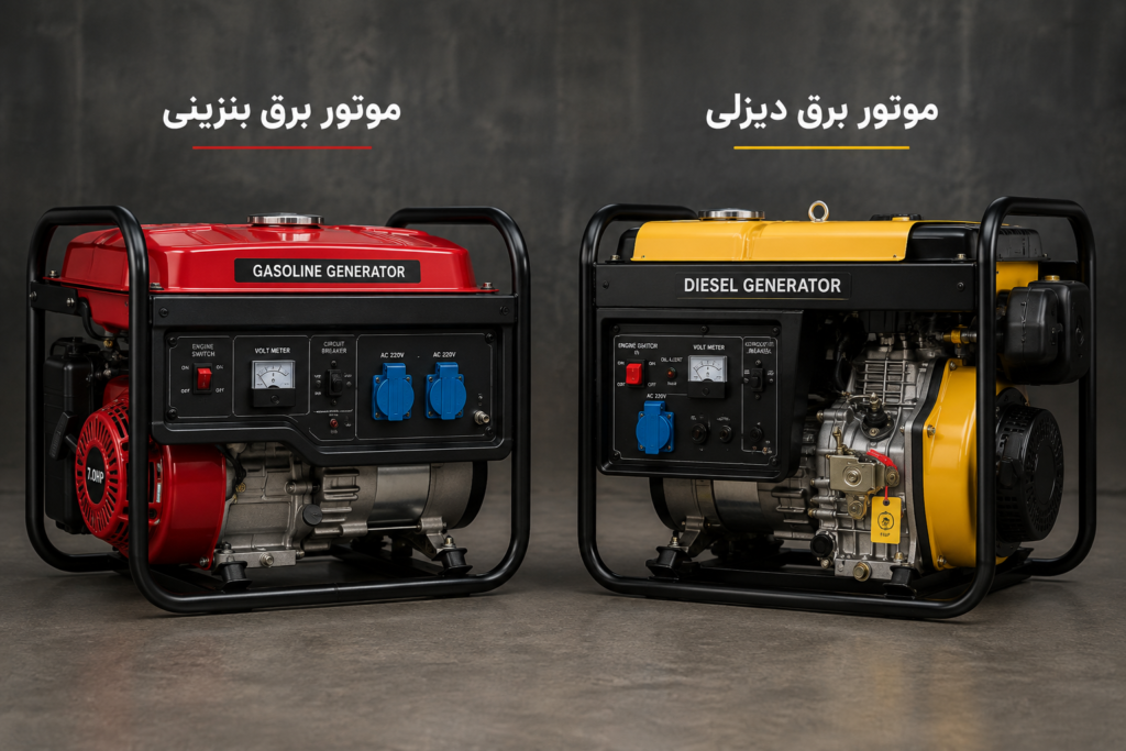 موتور برق بنزینی بهتر است یا دیزلی